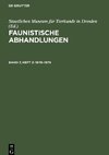Faunistische Abhandlungen, Band 7, Heft 2, Faunistische Abhandlungen (1978-1979)