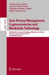 Data Privacy Management, Cryptocurrencies and Blockchain Technology