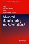 Advanced Manufacturing and Automation X