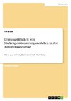 Leistungsfähigkeit von Markenpositionierungsmodellen in der Automobilindustrie