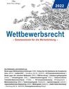 Wettbewerbsrecht 2022