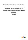 Historia de la legislacón y recitaciones del derecho civil de España