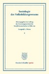 Soziologie des Volksbildungswesens.