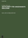 Zeitschrift für Angewandte Geologie, Band 4, Heft 2/3, Februar/März 1958