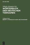 Wörterbuch der Deutschen Tiernamen, Beiheft 4, Spanische Fliegen und Maiwürmer