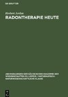 Radontherapie heute