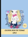 Coloring book for teenage girls