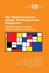 De Mathematicae atque Philosophicae Elegantia.  Notas Festivas para Abel Lassalle Casanave