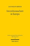 Investitionsschutz in Europa