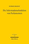 Die Informationsfunktion von Parlamenten