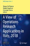 A View of Operations Research Applications in Italy, 2018