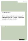 Effects on the academic performance of schools. Reinforcing academic achievement in mathematics in grade six