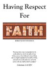 Having Respect for Faith