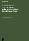 Zeitschrift für Allgemeine Mikrobiologie, Volume 24, Number 7, Zeitschrift für Allgemeine Mikrobiologie Volume 24, Number 7