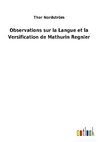 Observations sur la Langue et la Versification de Mathurin Regnier