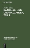 Kardinal- und Ordinalzahlen, Teil 2