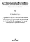 Digitalisierung im Gesellschaftsrecht