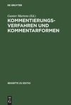 Kommentierungsverfahren und Kommentarformen