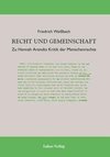 Recht und Gemeinschaft