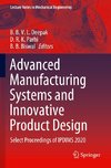 Advanced Manufacturing Systems and Innovative Product Design