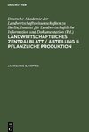 Landwirtschaftliches Zentralblatt / Abteilung II. Pflanzliche Produktion, Jahrgang 8, Heft 5, Landwirtschaftliches Zentralblatt / Abteilung II. Pflanzliche Produktion Jahrgang 8, Heft 5