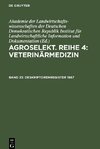 Agroselekt. Reihe 4: Veterinärmedizin, Band 33, Deskriptorenregister 1987