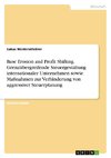 Base Erosion and Profit Shifting. Grenzübergreifende Steuergestaltung internationaler Unternehmen sowie Maßnahmen zur Verhinderung von aggressiver Steuerplanung