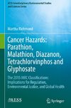 Cancer Hazards:  Parathion, Malathion, Diazanon, Tetrachlorvinphos and Glyphosate