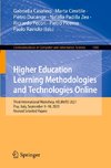 Higher Education Learning Methodologies and Technologies Online