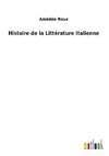 Histoire de la Littérature Italienne