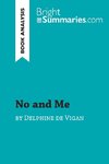 No and Me by Delphine de Vigan (Book Analysis)