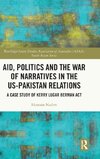 Aid, Politics and the War of Narratives in the US-Pakistan Relations