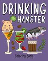 Drinking Hamster Coloring Book