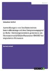 Auswirkungen von hochintensiven Intervalltrainings auf den Entspannungsgrad in Ruhe. Stressregeneration gemessen am Herzratenvariabilitäts-Parameter RMSSD bei impulsiven Personen