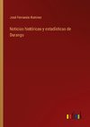 Noticias históricas y estadísticas de Durango