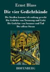 Die vier Gedichtbände