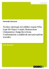 Teoría y tipología del público según Félix Lope De Vega y Carpio, Monzaemon Chikamatsu y Luigi Riccoboni. Confrontacíon y análisis de tres preceptivas teatrales