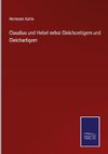 Claudius und Hebel nebst Gleichzeitigem und Gleichartigem