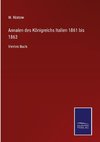 Annalen des Königreichs Italien 1861 bis 1863