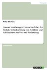 Unterrichtsstörungen. Unterschiede bei der Verhaltensbeobachtung von Schülern und Schülerinnen am Vor- und Nachmittag