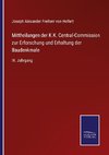 Mittheilungen der K.K. Central-Commission zur Erforschung und Erhaltung der Baudenkmale