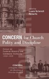 Concern for Church Polity and Discipline