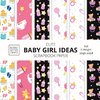 Cute Baby Girl Ideas Scrapbook Paper 8x8 Designer Baby Shower Scrapbook Paper Ideas for Decorative Art, DIY Projects, Homemade Crafts, Cool Nursery Decor Ideas