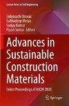 Advances in Sustainable Construction Materials