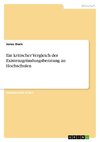 Ein kritischer Vergleich der Existenzgründungsberatung an Hochschulen