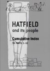 Hatfield and Its People