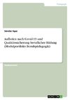 Aufholen nach Covid-19 und Qualitätssicherung beruflicher Bildung (Modulportfolio Berufspädagogik)