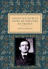 Leçon inaugurale faite au COLLÈGE DE FRANCE le 2 Décembre 1941