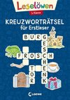 Leselöwen Kreuzworträtsel für Erstleser - 1. Klasse (Marineblau)