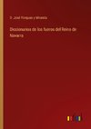 Diccionarios de los fueros del Reino de Navarra